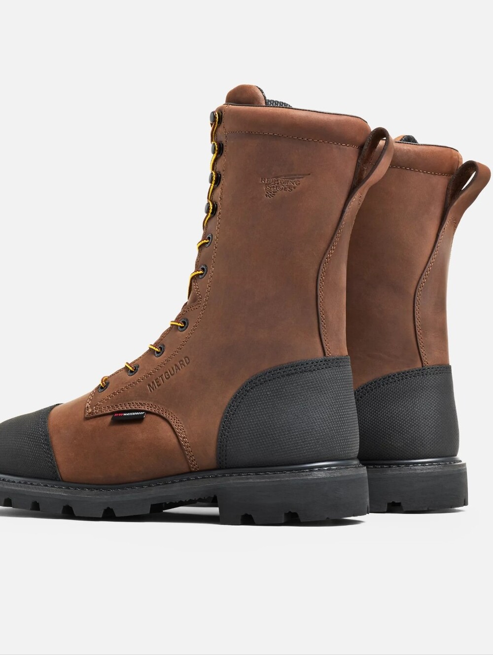 Red Wing Men’s Brown MetGuard Work Boots